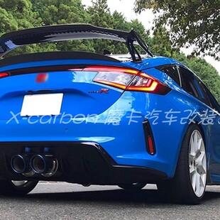 思域TR款 本田十一代新款 定风翼 碳纤维大尾翼 FL5改装 思域FE1 FL1