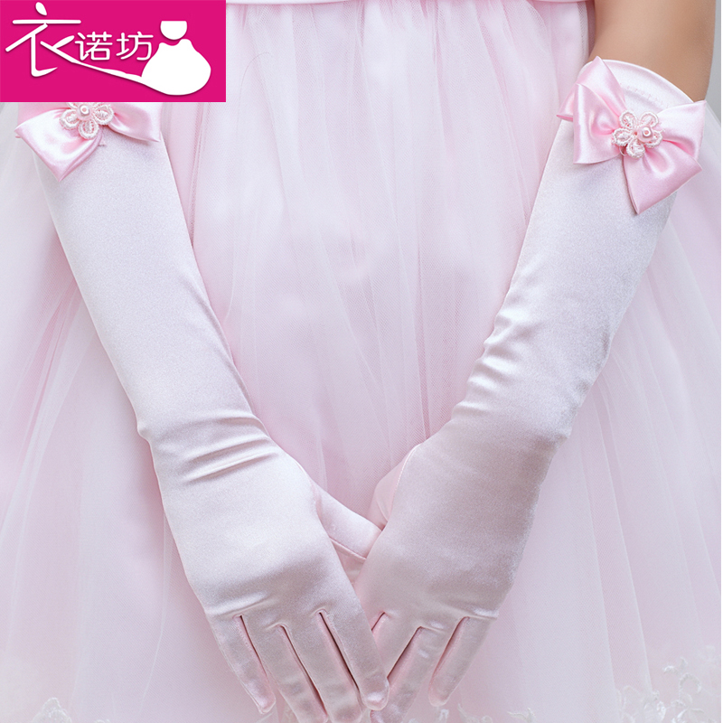 Gants pour fille en satin - Ref 2150046 Image 3