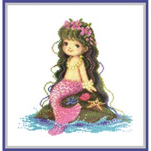十字绣卡通KT001小美人鱼 爱丽丝cross stitch清仓