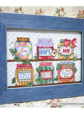 DMC十字绣ZP627调味人生 DIM cross sttch 罐cross stitch