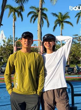 BALLHO运动上衣篮球速干衣训练跑步快干衣圆领健身长袖速干T恤