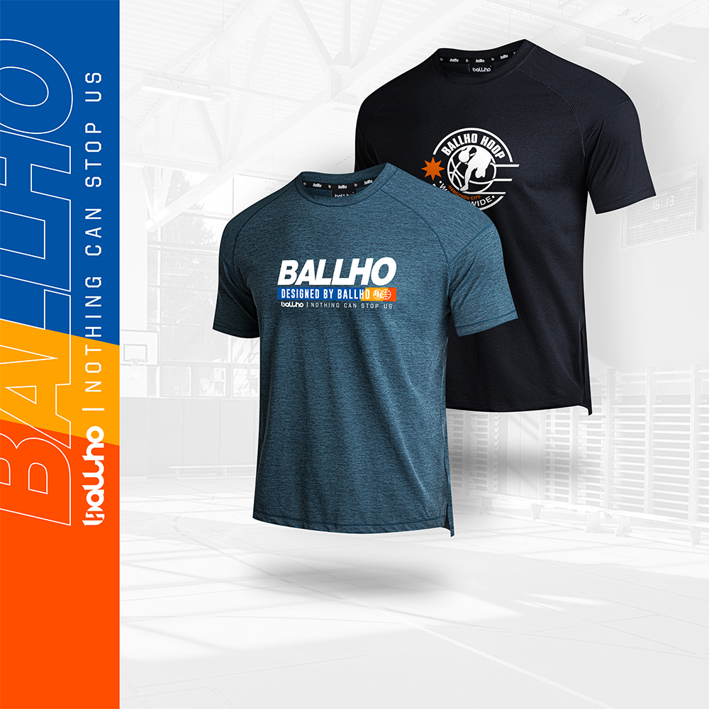 BALLHO短袖运动定制T恤速干凉感
