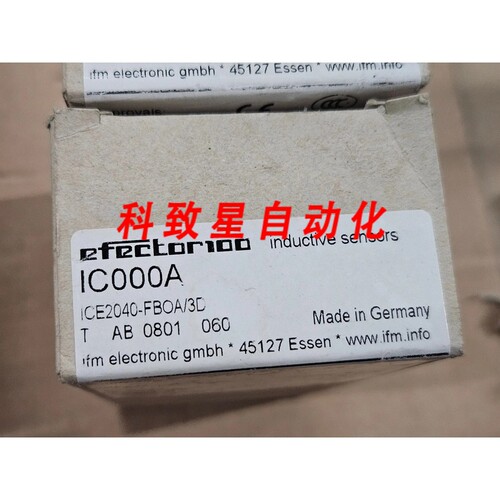 工业配件IFM IC000A ICE2040-FBOA/3D