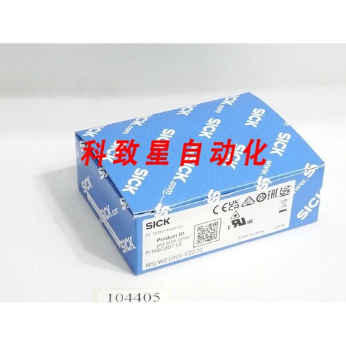 工业配件6030716 WS100L/WE100L-F2231 对射光传感器接收器+