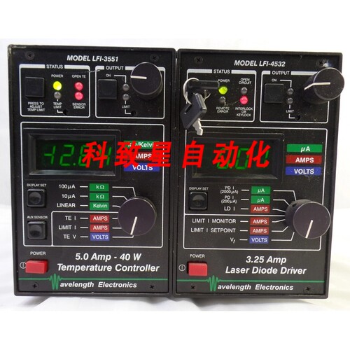 工业配件WAVELENGTH TEMP.CONTROLLER&LASER DIODE DRIVER