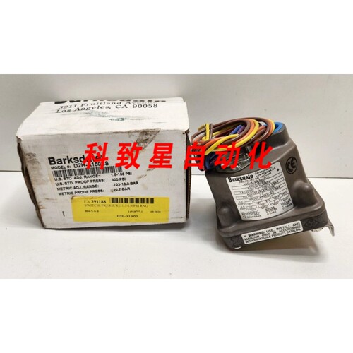 工业配件1.5-150 PSI 压力真空驱动开关D2H-A150SS