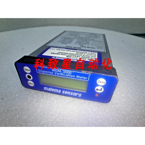 工业配件MALEMA SENSORS MDM-3000-T11-026分配验证计FR US+9833