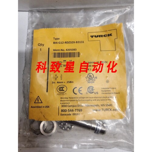 工业配件20-250V电感传感器4205083 BI4-G12-RDZ32X-B3131
