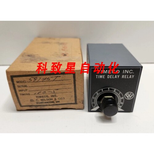工业配件TIMECO 115V.02-5SEC 延时继电器591-15T