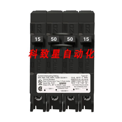 工业配件Q21550CT-50 AMP 四路断路器