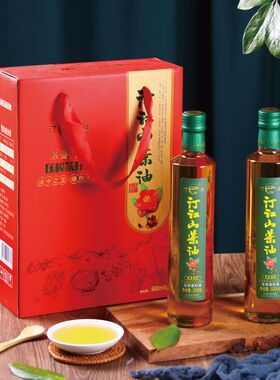 汀江山茶油原香双瓶一级物理压榨纯茶籽油无添加月子食用500ml*2