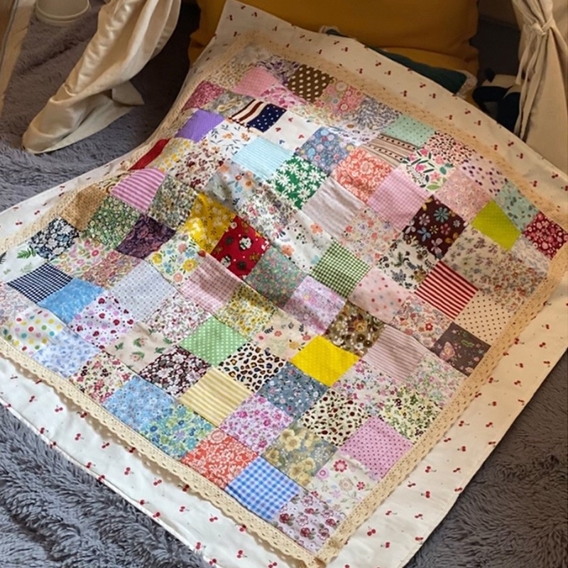 婴儿百家被diy布料棉碎花布头拼布手工材料娃娃衣服用布纳福被子