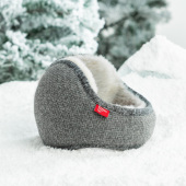 澄湖螺 冬季 耳罩保暖男加厚人字纹耳套折叠可调节耳包耳暖耳捂