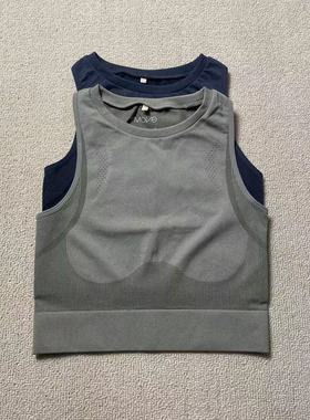 32262BX运动背心女透气速干紧身性感瑜伽服健身衣