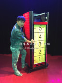 大型魔术道具迷你版 幻影出品056 舞台移位魔术 立式 压缩人体挤压