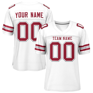 美式职业橄榄球服定制透气运动短袖比赛队服刺绣训练服订制T恤夏