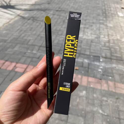 包邮正品美宝莲极细黑液体眼线笔