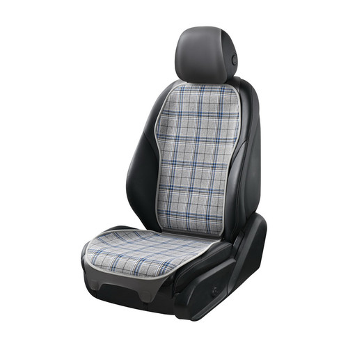 亚麻英格兰风格子通用汽车坐垫