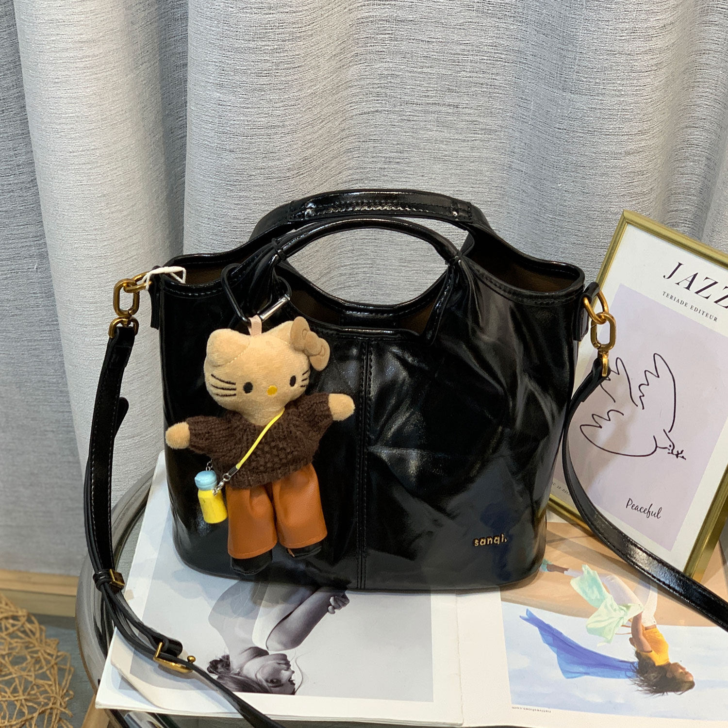 2026新款复古植鞣小牛皮质感软皮手提托特洋气潮单肩斜挎女包中包,箱包皮具/热销女包/男包,通用款女包,淘宝优惠券,粉丝福利购,淘宝优惠卷