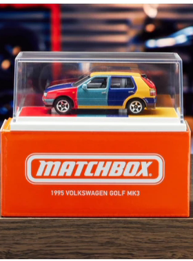 现货全新64比例火柴盒Matchbox 1995大众高尔夫合金模型