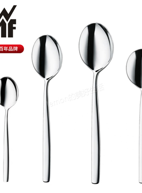 德国WMF福腾宝进口Bistro西餐不锈钢主餐勺甜品圆形汤勺咖啡勺子