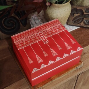 【畲族文创】畲族元素礼品空盒 原创设计民族风伴手礼盒子 含袋子