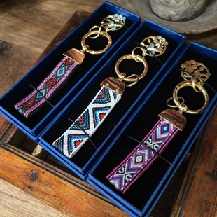 【畲族文创】畲族彩带钥匙扣 民族风织带伴手礼 男女通用挂件