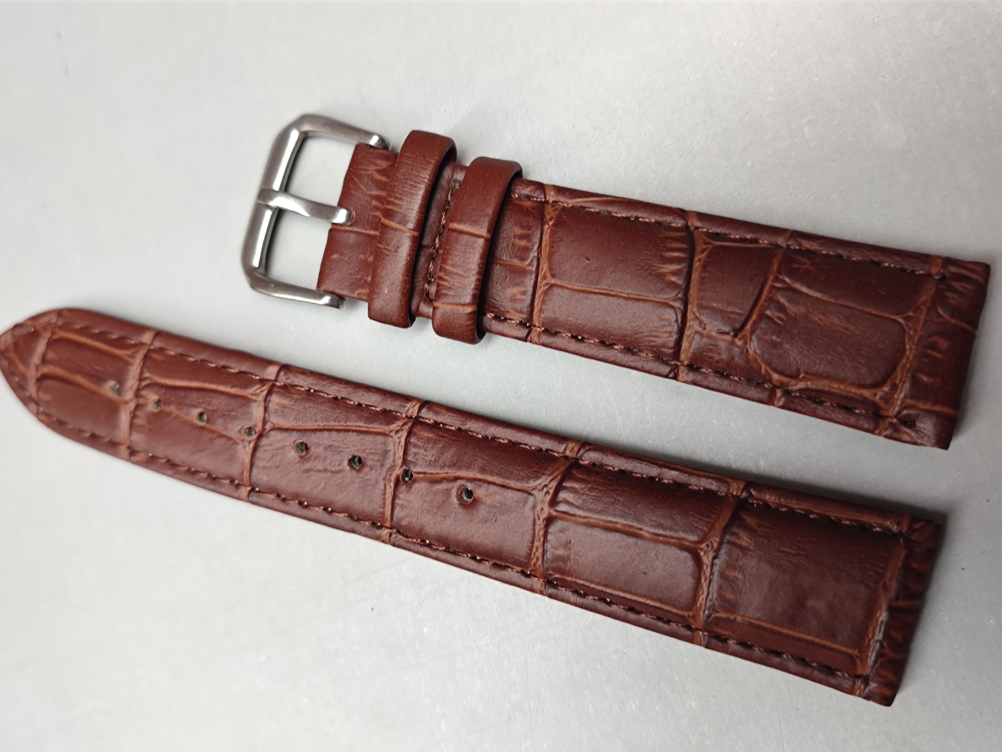 真皮表带男女特价冲销量针扣黑色棕色包邮送工具10mm16mm18mm20mm