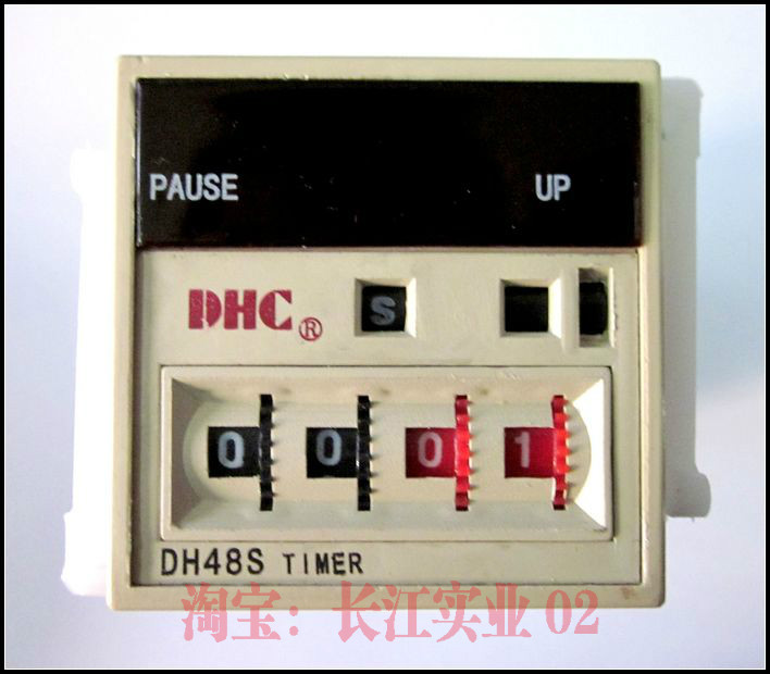 DHC温州大华数显时间继电器DH48S  AC/DC100-240V AC/DC12-24V