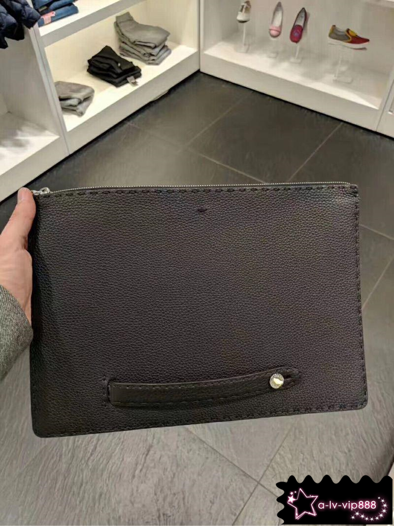 Fendi/·ÒµÏ ÄÐʿȫƤºÚÉ«ÊÖÄðü 362107