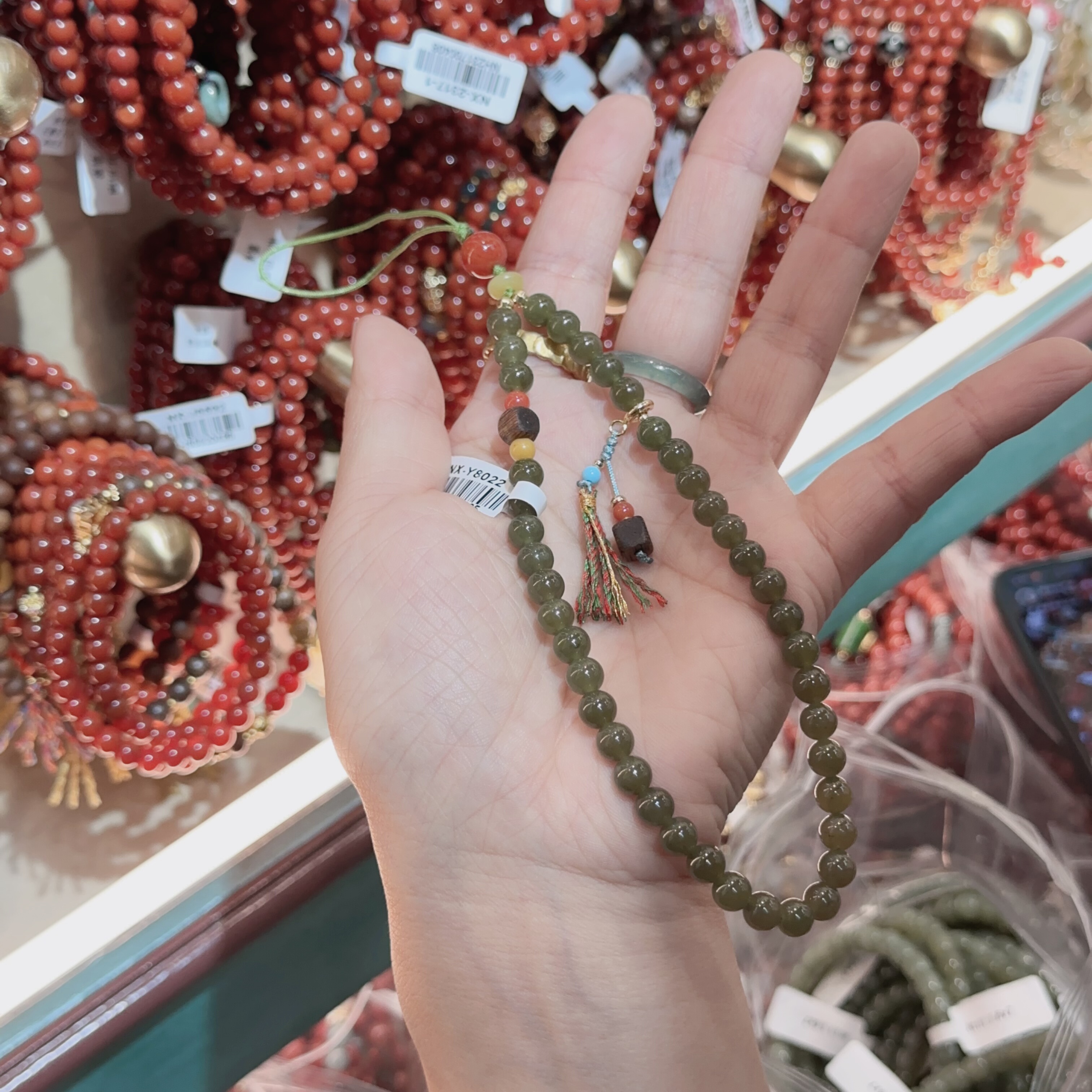 天然和田玉手机链C3379（15元优先发货）,童装/婴儿装/亲子装,发饰,淘宝优惠券,粉丝福利购,淘宝优惠卷