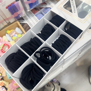 （黑色）（超细）牛奶丝发饰十条（满15发货）