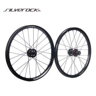 SILVEROCK TL-21 18寸355 20寸406铝合金碟刹胖圈真空胎鸟车轮组