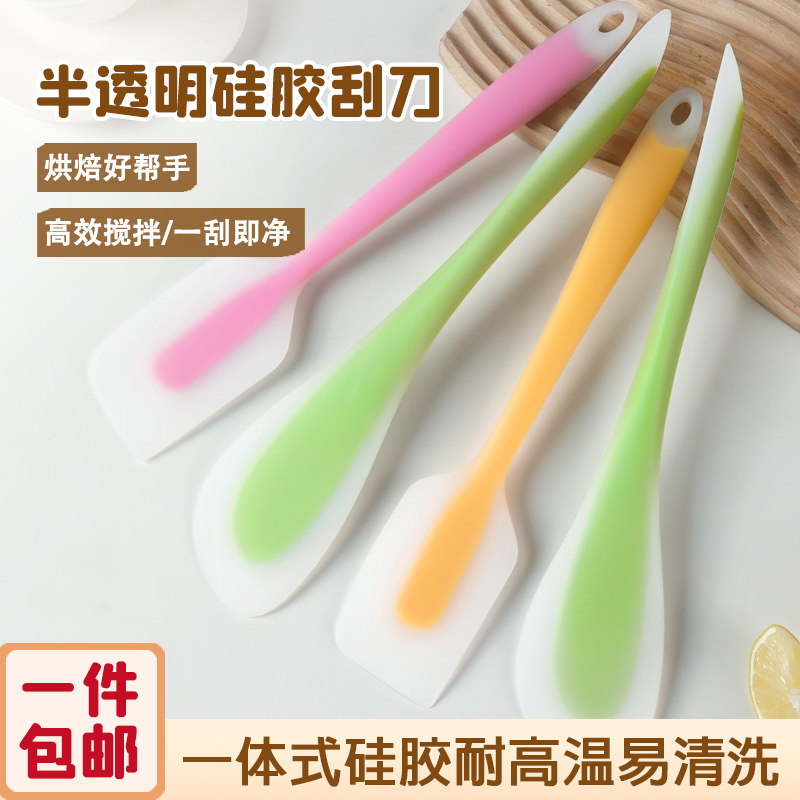 食品级耐高温硅胶铲一体式刮刀图片