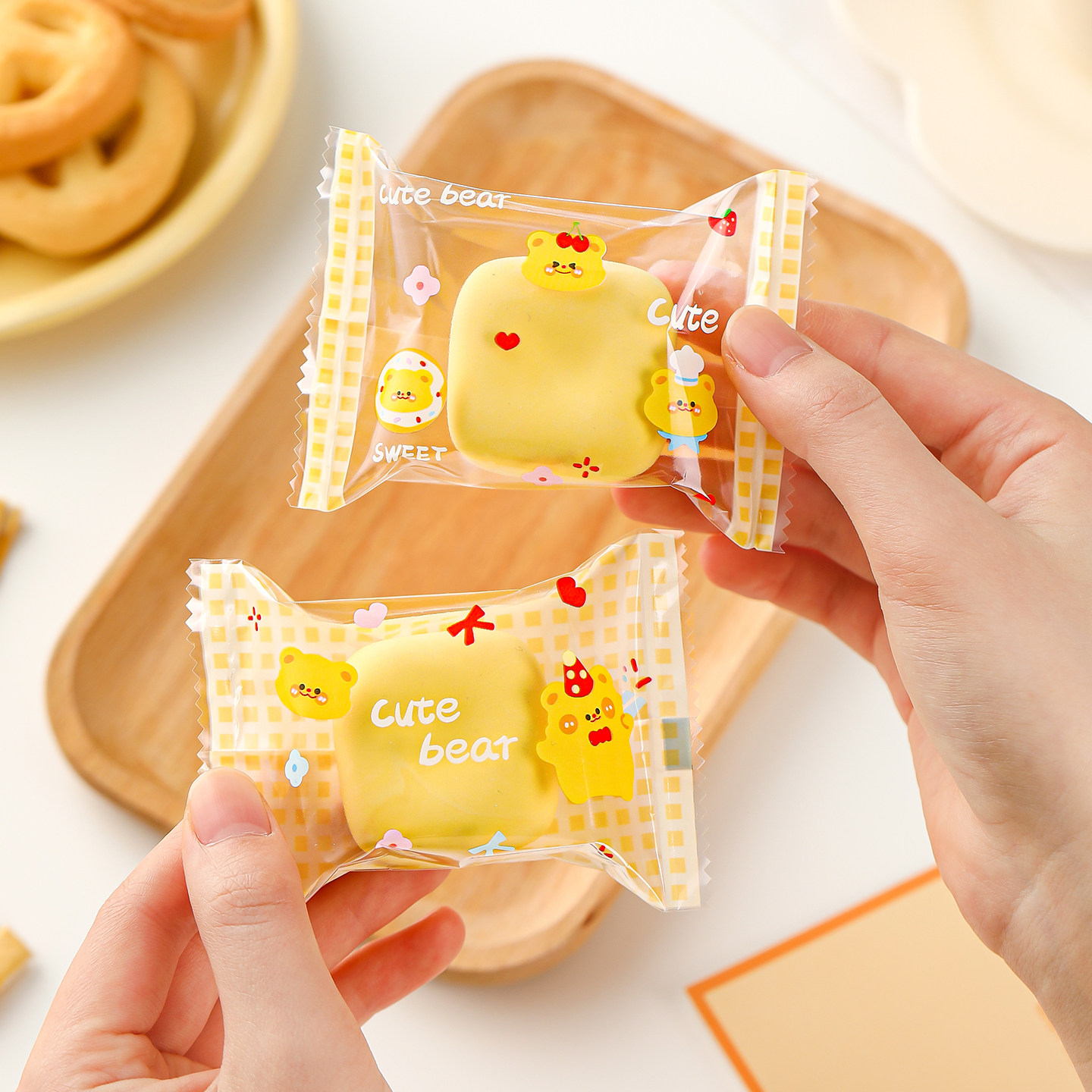 雪花酥包装袋独立机封袋食品级图片