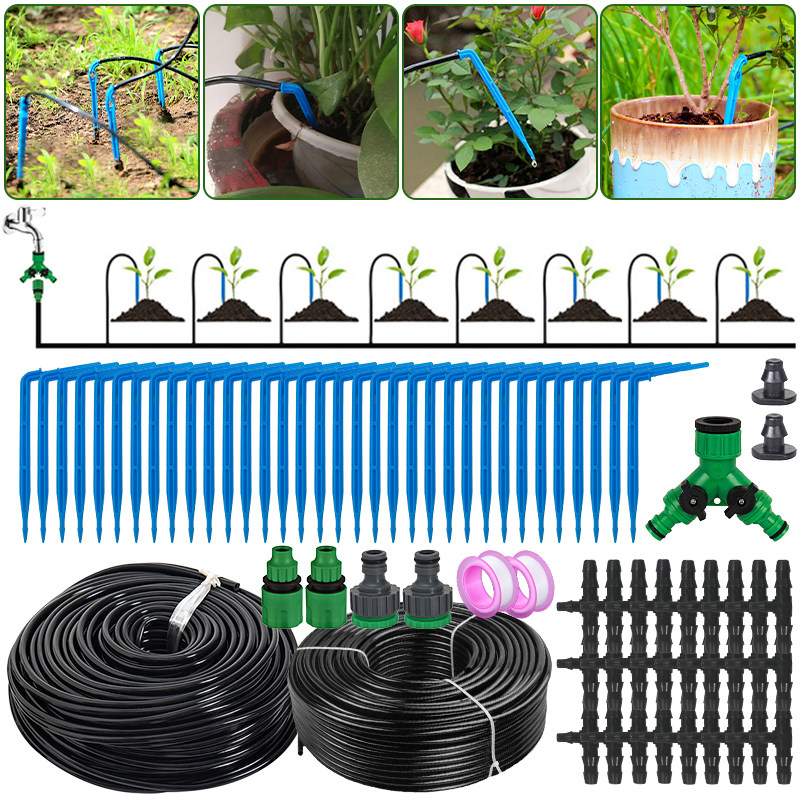 毛管滴箭套装一出四滴箭带紊流器滴灌温室大棚育苗灌溉工具PB0212