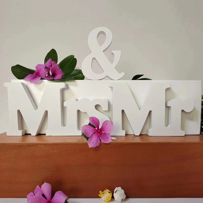 木制 Mrs Mr&欧式婚宴摆件道具婚礼用品木质英文字母摆件跨境专供
