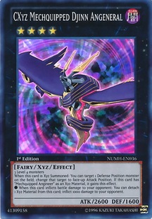 游戏王 美版 正版 - 混沌XYZ 机装魔人 引擎天将 CXyz/面闪/NUMH