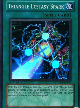 游戏王 美版 正版 - 三角神迷火花 Triangle Ecstasy/面闪/RDS