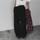 百搭舒适显瘦简单休闲直筒长裤 韩国代购 流行时尚 girl冬季 新款