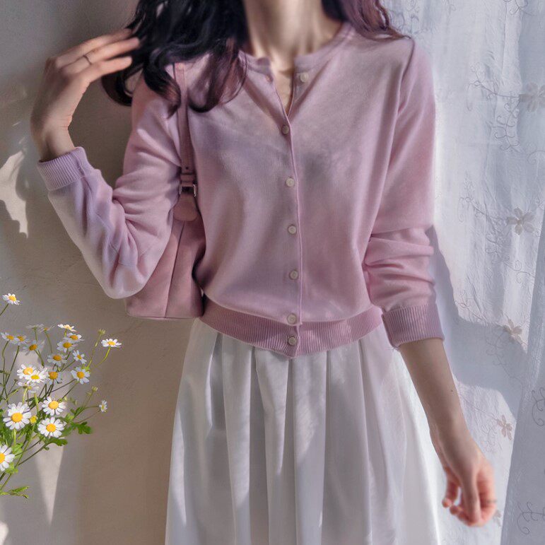 My girl春季新款韩国代购淑女甜美简约流行百搭可爱风显瘦套装