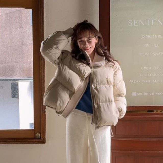 My girl冬季新款韩国代购流行甜美淑女气质可爱百搭保暖棉服外套