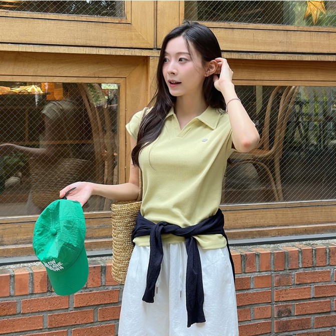 My girl秋季新款韩国代购流行时尚百搭简单舒适短袖修身显瘦T恤