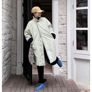 girl冬季 百搭纯色长款 新款 流行时尚 舒适加厚保暖棉服 韩国代购