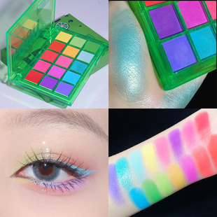 ucanbe眼影盘彩色多色马卡龙眼影杂果缤治化妆师专用六一舞台表演