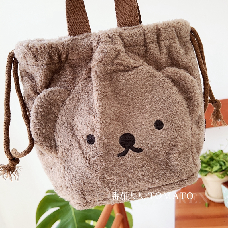 可爱抽绳束口杂货袋妈咪包