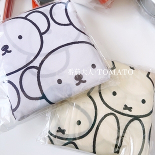 折叠购物袋拎袋 满印卡通图案手提环保袋 日本带回 米菲boris新款