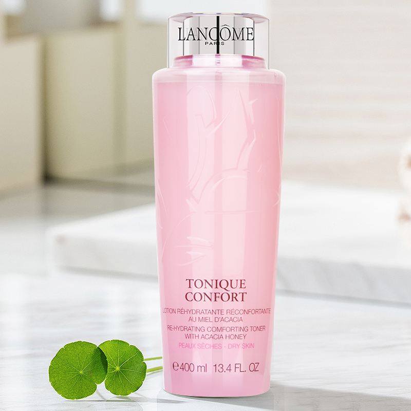 法国LANCOME兰蔻大粉水400ml清滢柔肤玫瑰水干性肌补水滋润化妆水