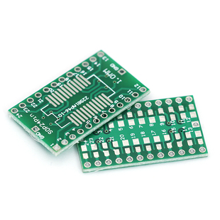 SOP24转接板 SSOP24 贴片转直插 DIP 1.0mm间距 PCB转换板（5个）
