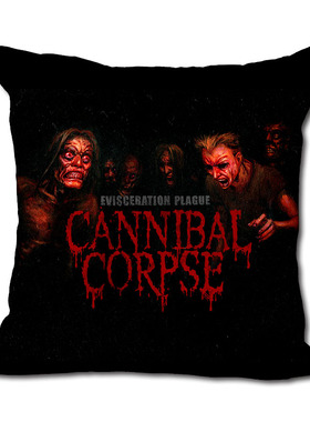 乐队抱枕靠垫 死亡金属 食尸鬼 Cannibal Corpse 乐队 包邮